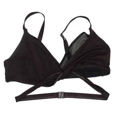 Haut de bikini (Marron) de Wolf & Whistle Élasthane, Polyamide, Polyester