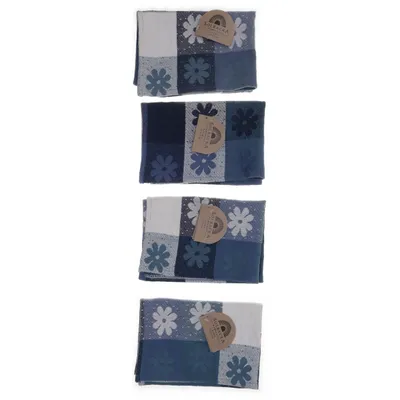 Textil (Blå, Vit) från Solbacka Hemtextil Bomull