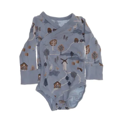 Body (Blå, Flerfärgad) från Lindex Baby Bomull, Elastan