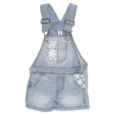 Hängselshorts (Blå, Vit) från Dopo Dopo Baby Bomull