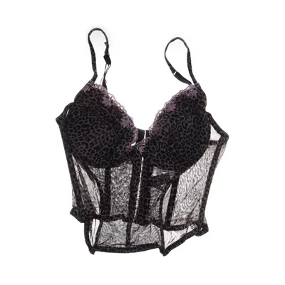 Bustier (Brun, Flerfärgad) från Censored Elastan, Polyamid