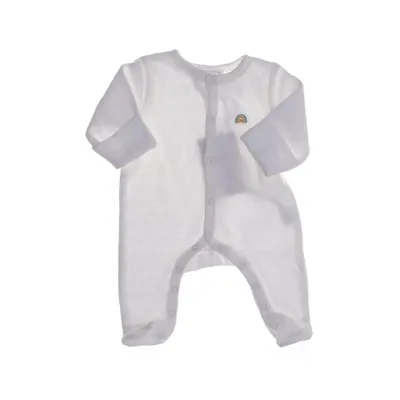 Sparkdräkt (Vit) från Mini Bout'chou Bomull, Polyester