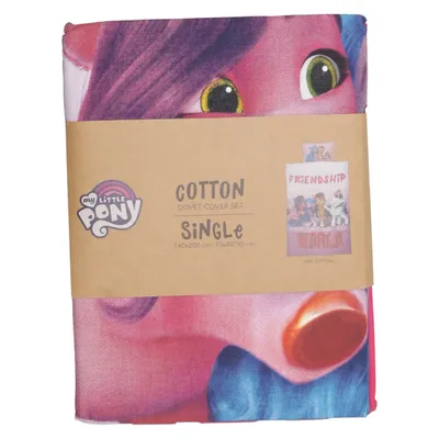 Sengesæt (Pink, Blå, Flerfarvet) fra My Little Pony Bomuld