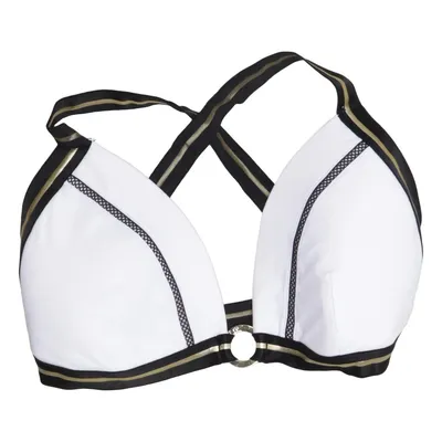 Haut de bikini (Blanc, Noir, Or) de Resort Élasthane, Polyamide, Polyester