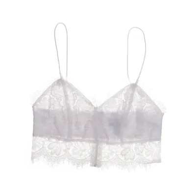 Bralette (Weiß) von Topshop Elasthan, Polyamid, Polyester