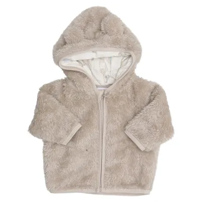 Fleecejakke (Beige) fra MyWear Baby Bomuld, Polyester