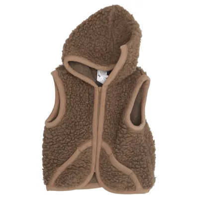 Outer vest (Brown) from Alwero Wool