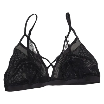 Bralette (Zwart) van Gina Tricot Lingerie Elastaan, Polyamide