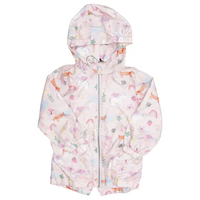Veste imperméable (Rose, Multicolore) de Next Coton, Polyester recyclé
