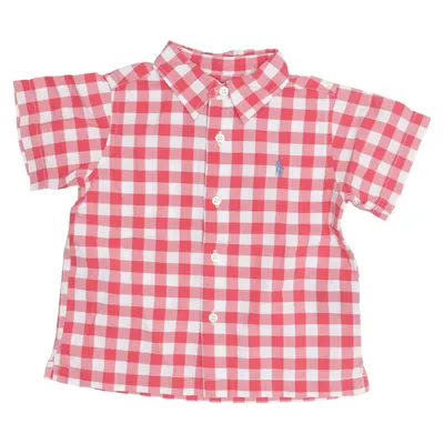 Chemise à manches courtes (Rouge, Blanc) de Polo Ralph Lauren Coton