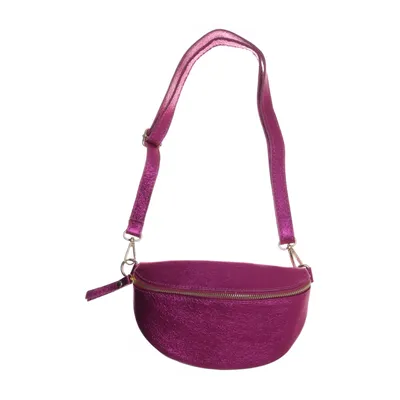 Bæltetaske (Pink) Læder