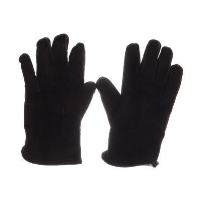 Läderhandskar (Brun) från Brothers Akryl, Skinn, Ull