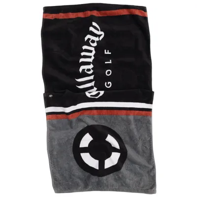 Handduk (Svart, Grå, Röd) från Callaway Golf Bomull