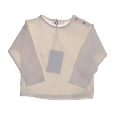 Lange mouwen shirt (Wit) van Zara Katoen, Elastaan, Polyester