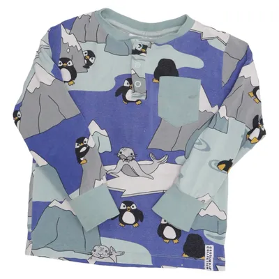 Long sleeve T-shirt (Blue, Gray, White) from Geggamoja Bamboo, Elastane, Organic cotton