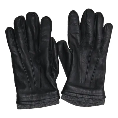 Læderhandsker (Sort, Grå) fra Handskmakaren Læder, Nylon, Uld