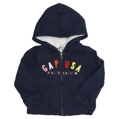 Hoodie (Blue, Multicolored) from BabyGap Cotton, Polyester