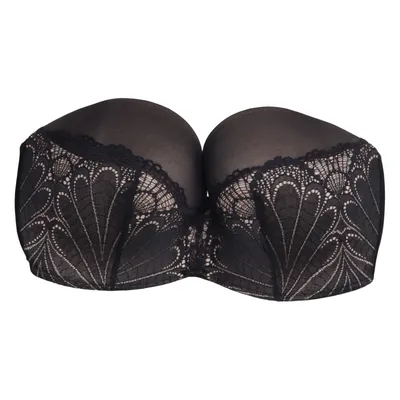 Soutien-gorge bandeau (Noir) de Wonderbra Élasthane, Polyamide, Polyester