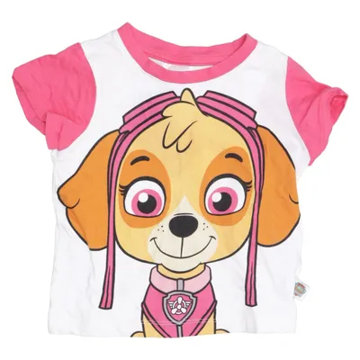T-shirt (Vit, Rosa, Flerfärgad) från Nickelodeon Bomull