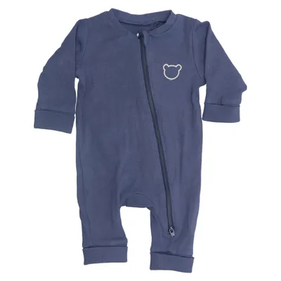 Barboteuse (Bleu) de Cubus Mini Élasthane, Coton biologique
