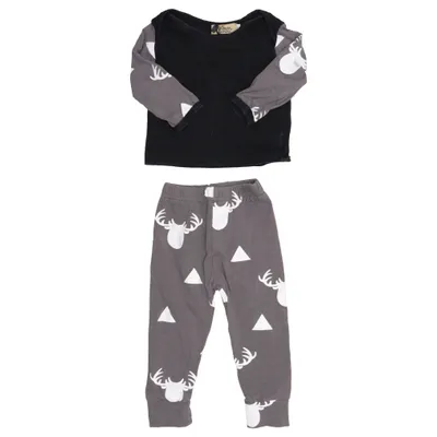 Pyjama (Noir, Gris, Multicolore) de Catpapa Coton