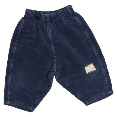 Pantalon en velours (Bleu) de Miniature Coton, Polyester