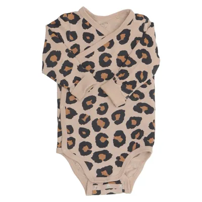 Romper (Beige, Bruin, Zwart) van Lindex Baby Katoen, Elastaan