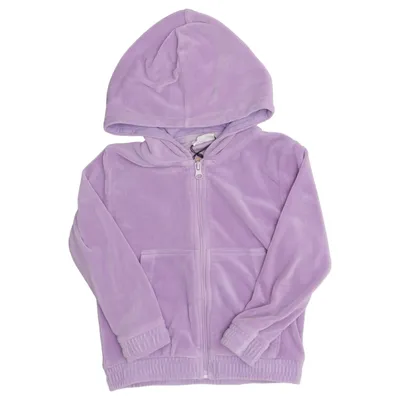 Huvtröja (Lila) från Girls Wear Elastan, Polyester