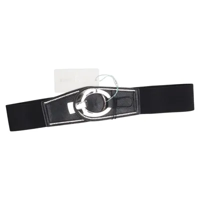 Belt (Black) from Pfeffinger Elastane, Polyester