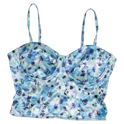 Bustier (Blå, Vit, Flerfärgad) från New Yorker Elastan, Polyester