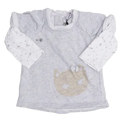 Sweatshirt (Grijs, Wit) van Tex Baby Katoen