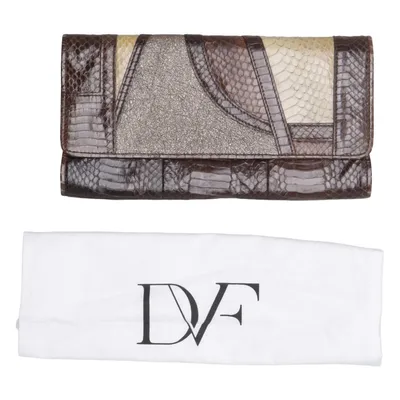 Sac pochette (Marron, Beige) de Diane von Furstenberg