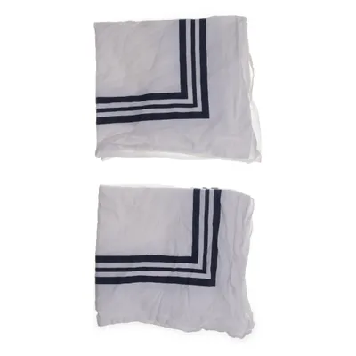 Kussensloop (Wit, Blauw) van Newport Katoen