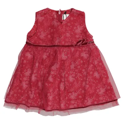 Dress (Red) from Fixoni Cotton, Polyester