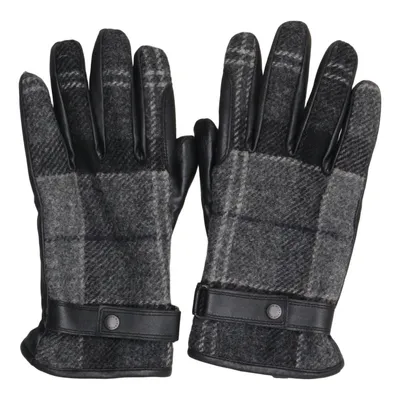 Läderhandskar (Grå, Svart) från Barbour Skinn, Polyester, Ull
