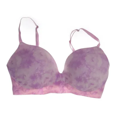 Bra (Purple, White) from Victoria's Secret Elastane, Polyamide, Polyester