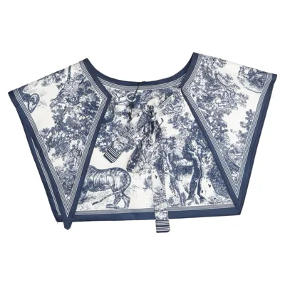 Halsband (Blauw, Wit)