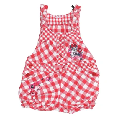 Salopette courte (Rouge, Blanc) de Disney Coton