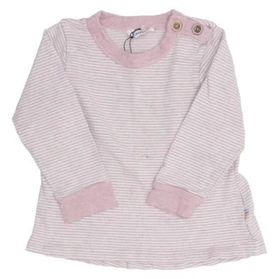 Long sleeve T-shirt (Pink, White) from Joha Organic cotton