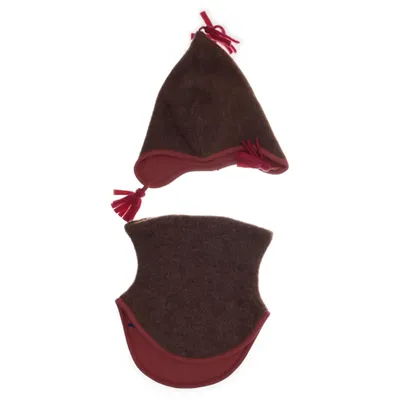 Toppluva (Brun, Rosa) från Finkid Bomull, Elastan, Polyester, Ull