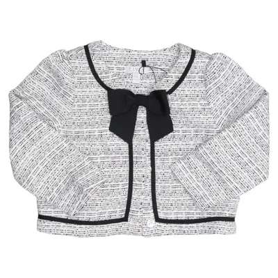 Cardigan (Wit, Zwart) van Livly Acryl, Katoen, Polyester