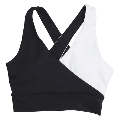Sports bra (Black, White) from Allfenix Elastane, Polyester