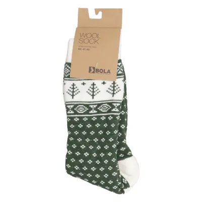 Knit socks (Green, White) from Bola