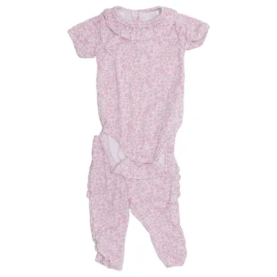 Ensemble (Rose) de Fixoni Élasthane, Viscose