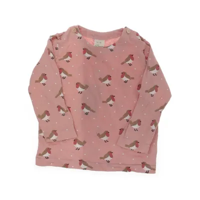 Langærmet t-shirt (Pink, Flerfarvet) fra Alana Økologisk bomuld