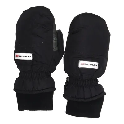 Moufles (Noir) de Touch 9 Cuir, Polyamide, Polyester