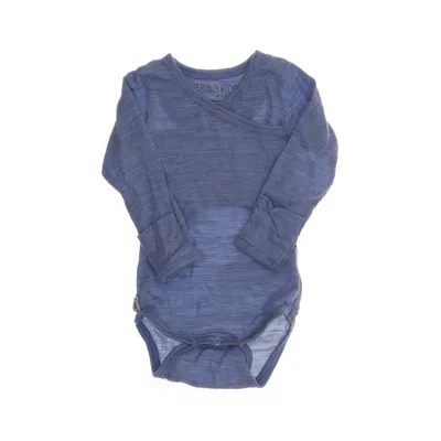 Romper (Blauw, Wit) van Merino Kids Merinowol