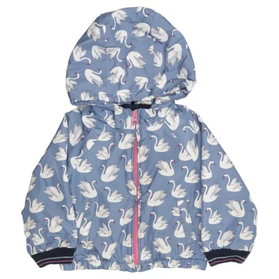 Rain jacket (Blue, White) from BabyGap Polyester