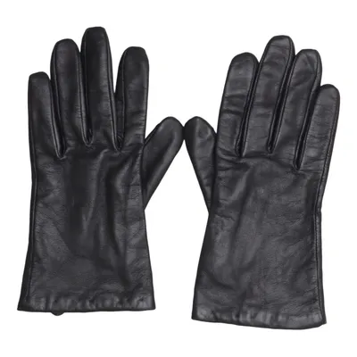 Leather gloves (Black) from Belsac