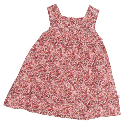 Dress (Red, Multicolored) from Wheat Cotton